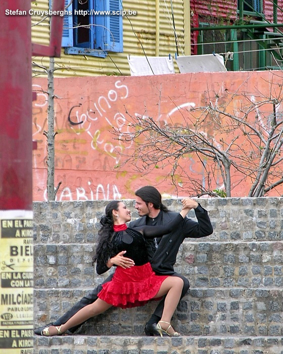 Buenos Aires - Tango Tango is originated in Buenos Aires. In La Boca you will still find a lot of tango clubs and tango dancers on the street. Stefan Cruysberghs